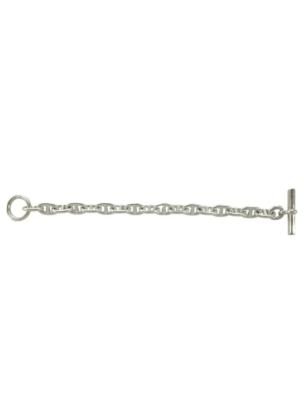 Hermes Chaine D'ancre MM 16 Links Bracelet 925 Sterling Silver
